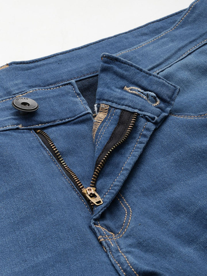SPYKAR Men Skinny Slim Fit Low-Rise Light Fade Stretchable Jeans