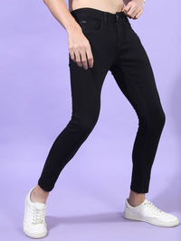 HIGHLANDER Men Black Tapered Fit Jeans