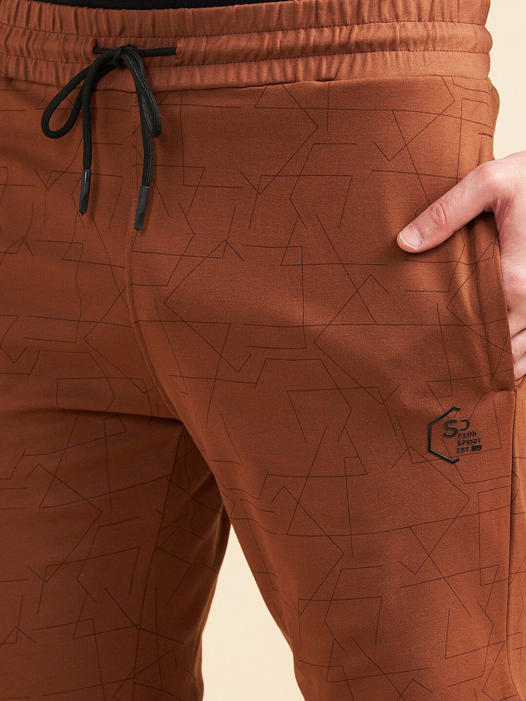 Sweet Dreams Men Brown Mid-Rise Cotton Shorts