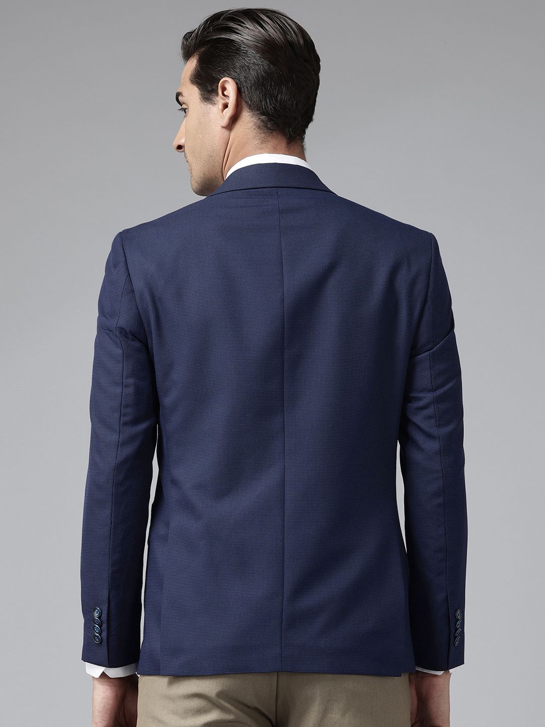 Park Avenue Single-Breasted Slim Fit Formal Blazer