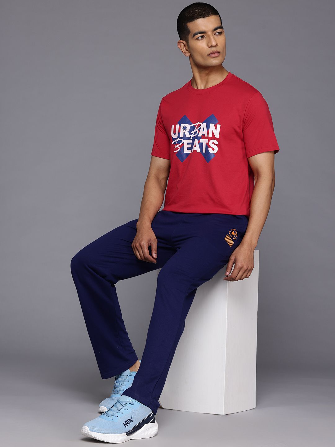 HRX by Hrithik Roshan Typography Printed Lifestyle T-shirt