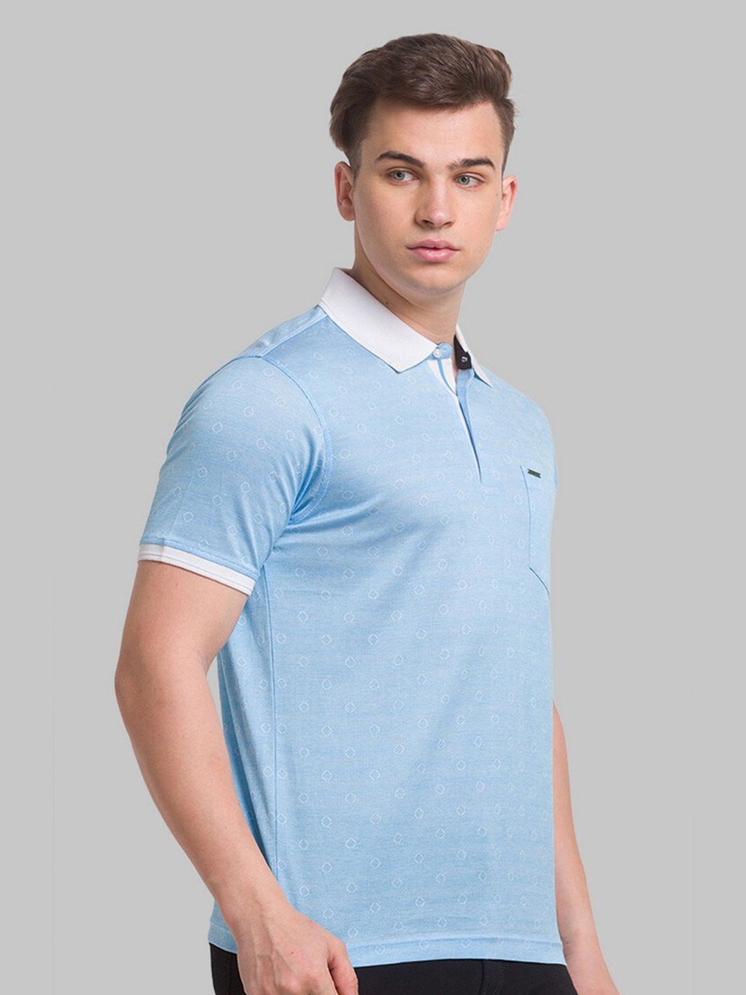 Park Avenue Men Polo Collar Organic Cotton T-shirt