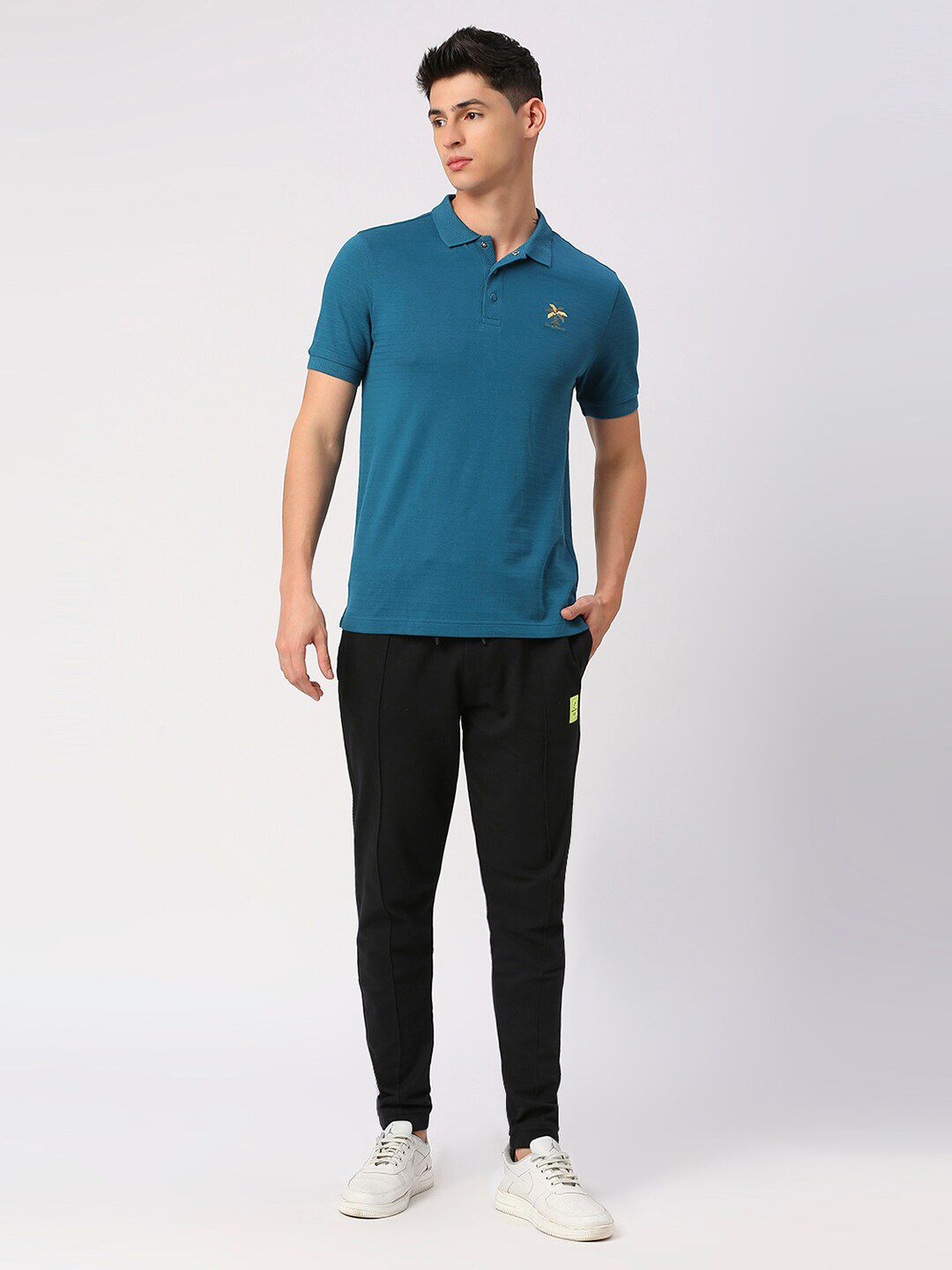 Being Human Polo Collar Short Sleeves Cotton T-shirt