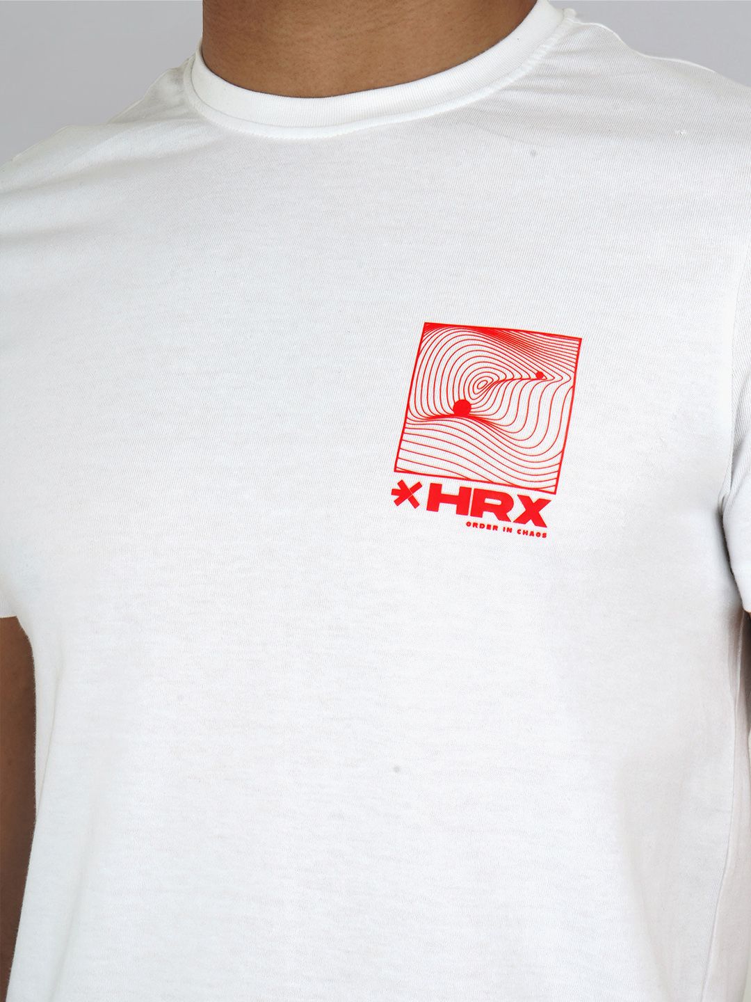 HRX by Hrithik Roshan Graphic Print Pure Cotton T-shirt
