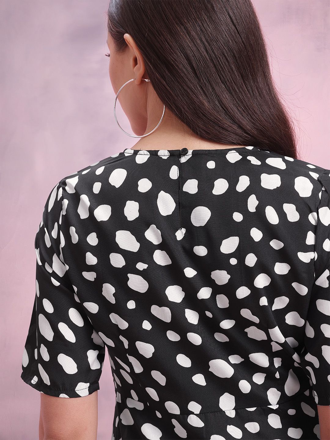 DressBerry Printed A-Line Dress