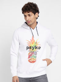 Being Human Graphic Printed Hooded Cotton Pullover