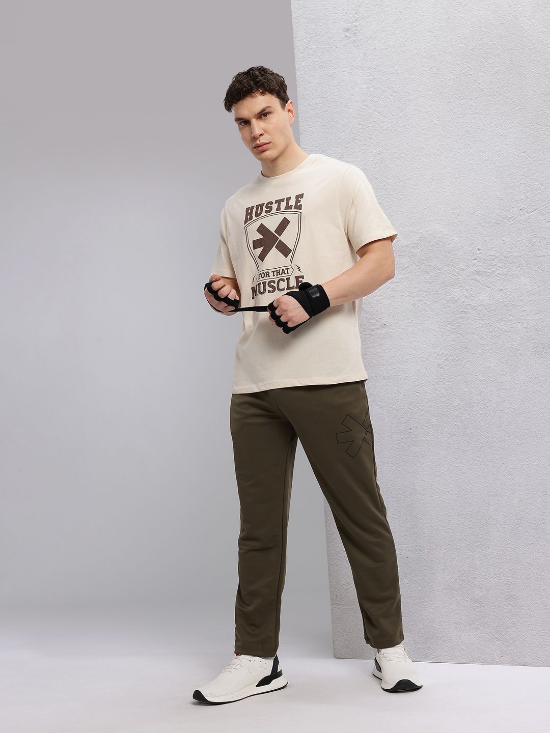 HRX by Hrithik Roshan Men Typography Printed Training T-shirt