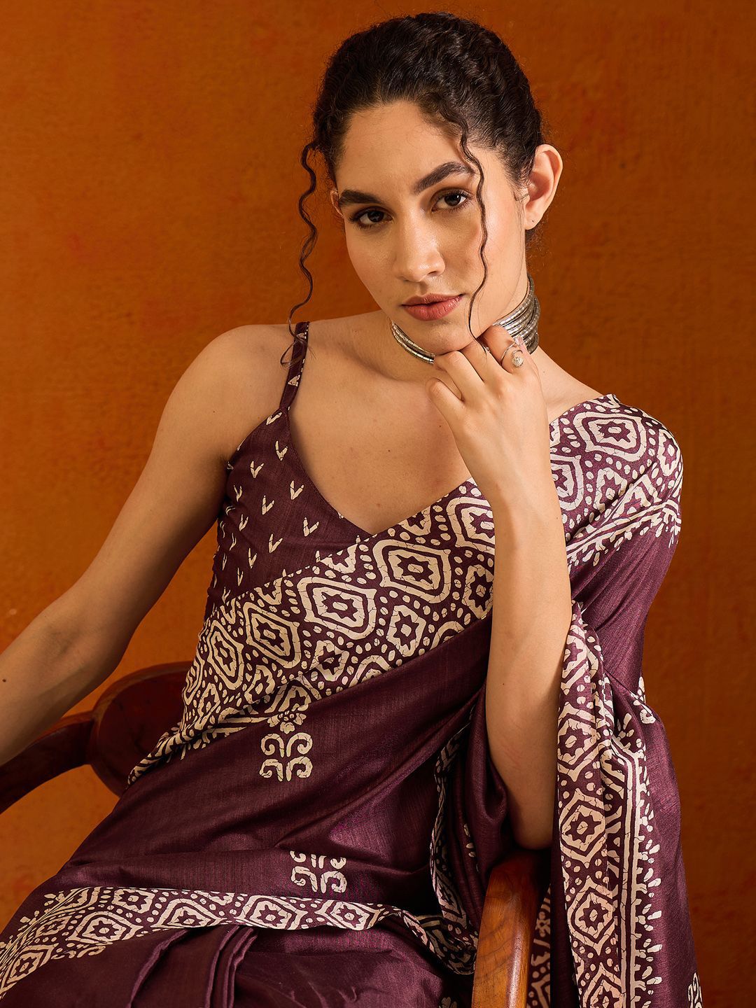 Saree mall Ethnic Motifs Bagru Sarees