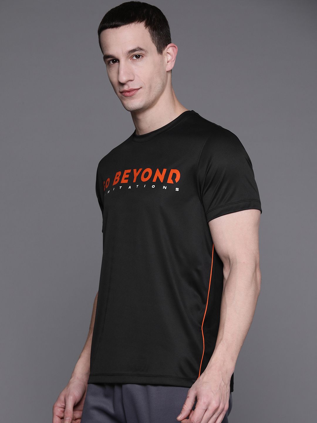 HRX by Hrithik Roshan Printed Rapid-Dry Training T-shirt