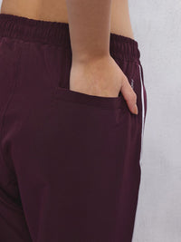 HRX by Hrithik Roshan Women Toggle Hem Contrast Piping Training Track Pants