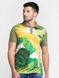 Being Human Abstarct Printed T-shirt