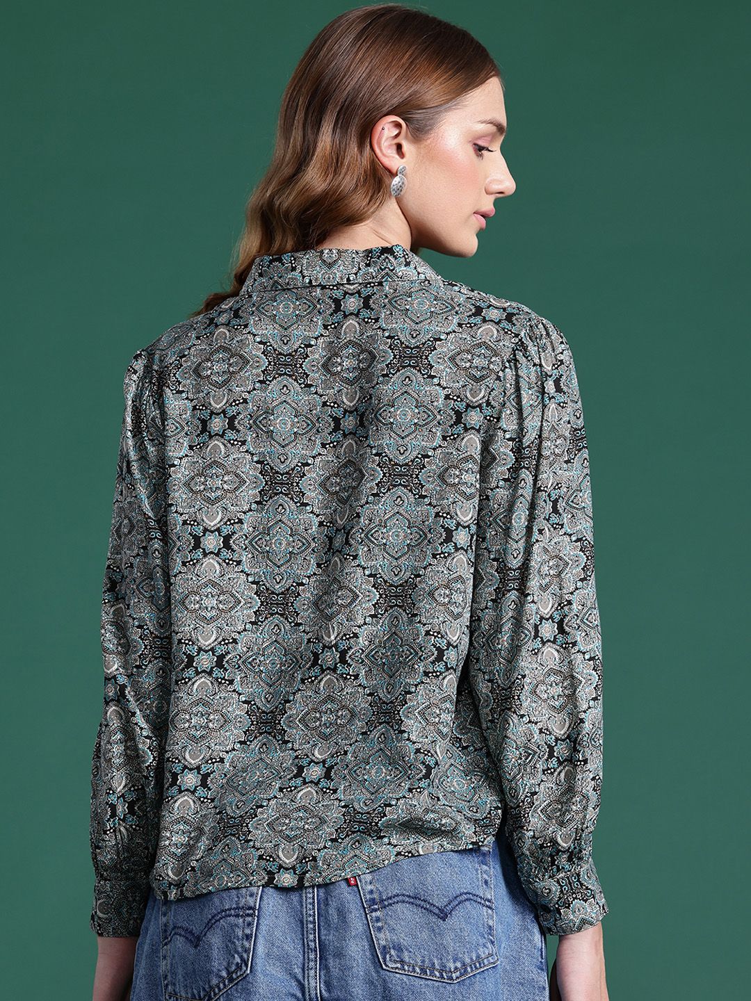 DressBerry Opaque Printed Casual Shirt