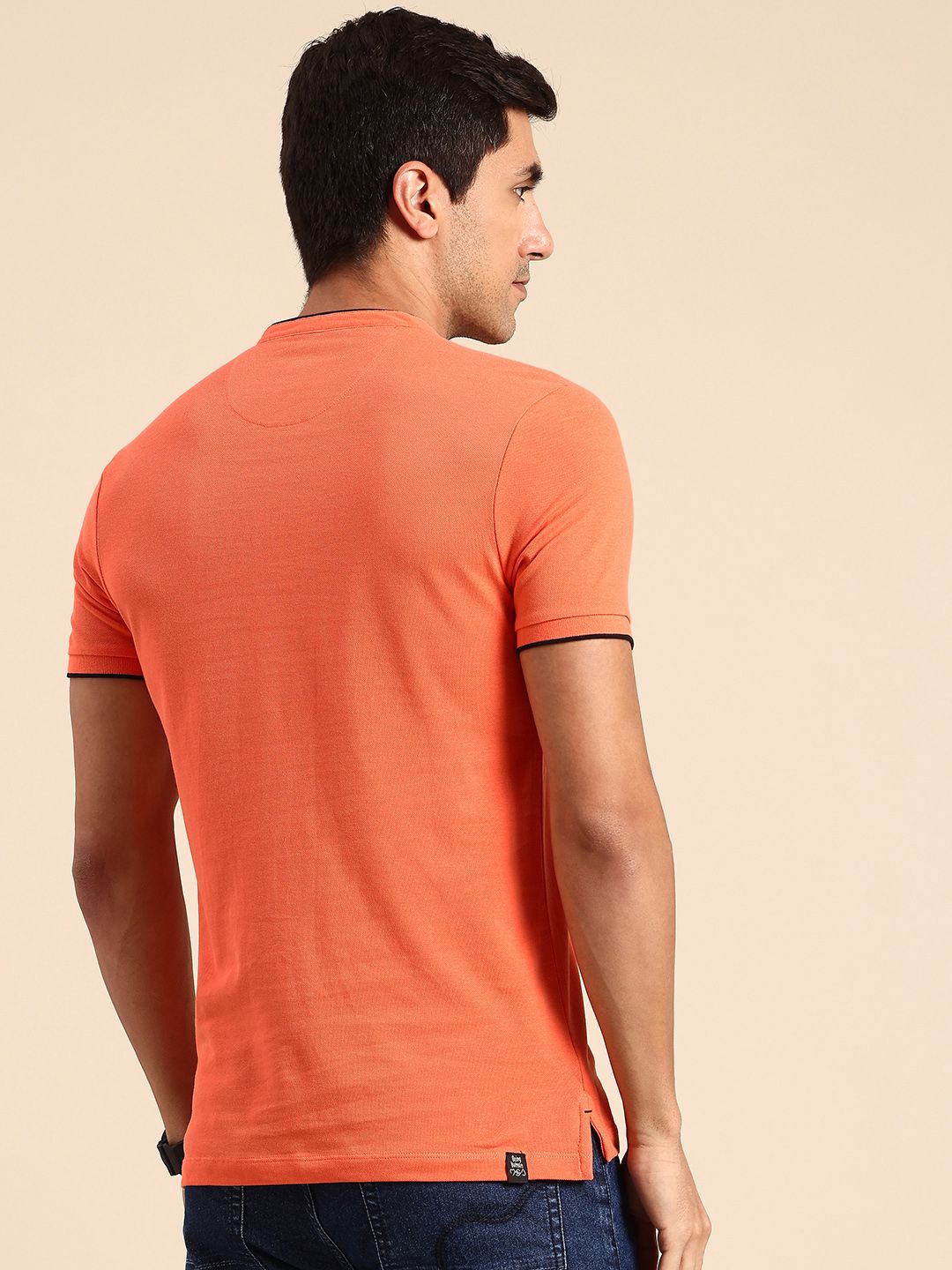 Being Human Solid Pure Cotton T-shirt