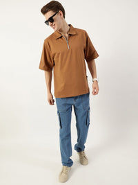 Thomas Scott Men Polo Collar Bio Finish T-shirt