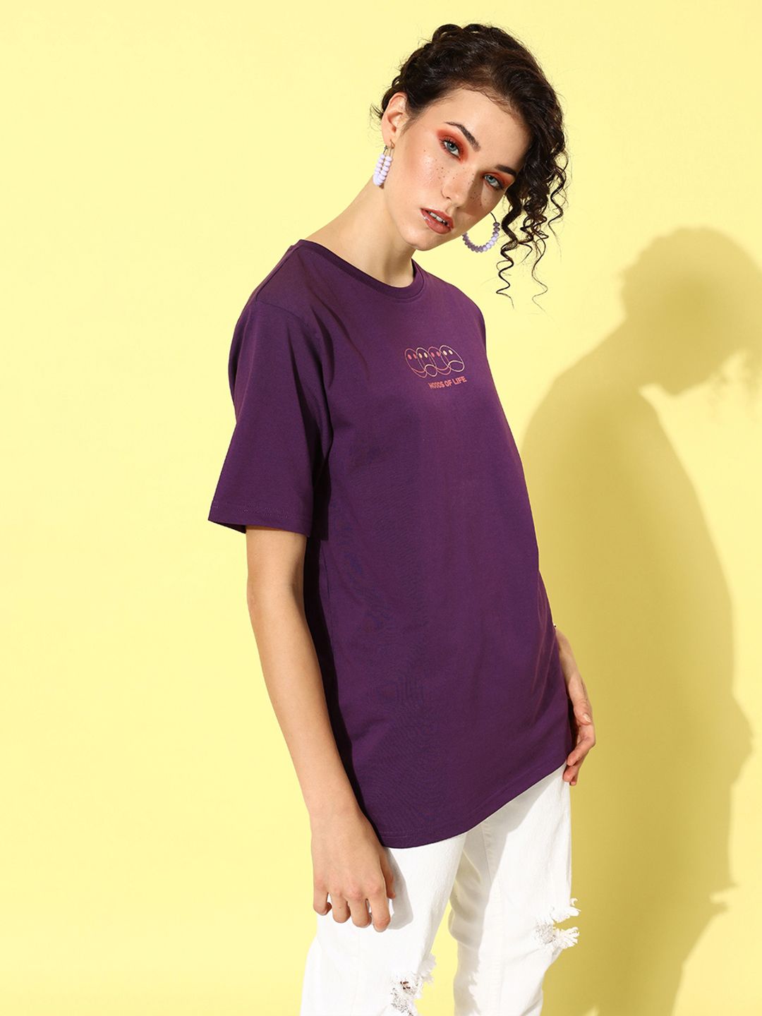 DILLINGER Pure Cotton Printed Oversized T-shirt