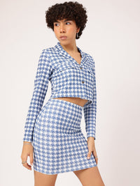 DressBerry Fusion Fits Geometric Print Textured Co-Ords