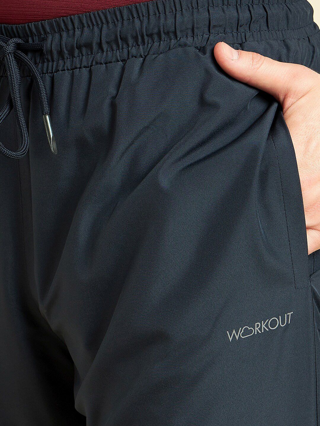 Sweet Dreams Men Navy Blue Dry Fit Mid Rise Track Pants