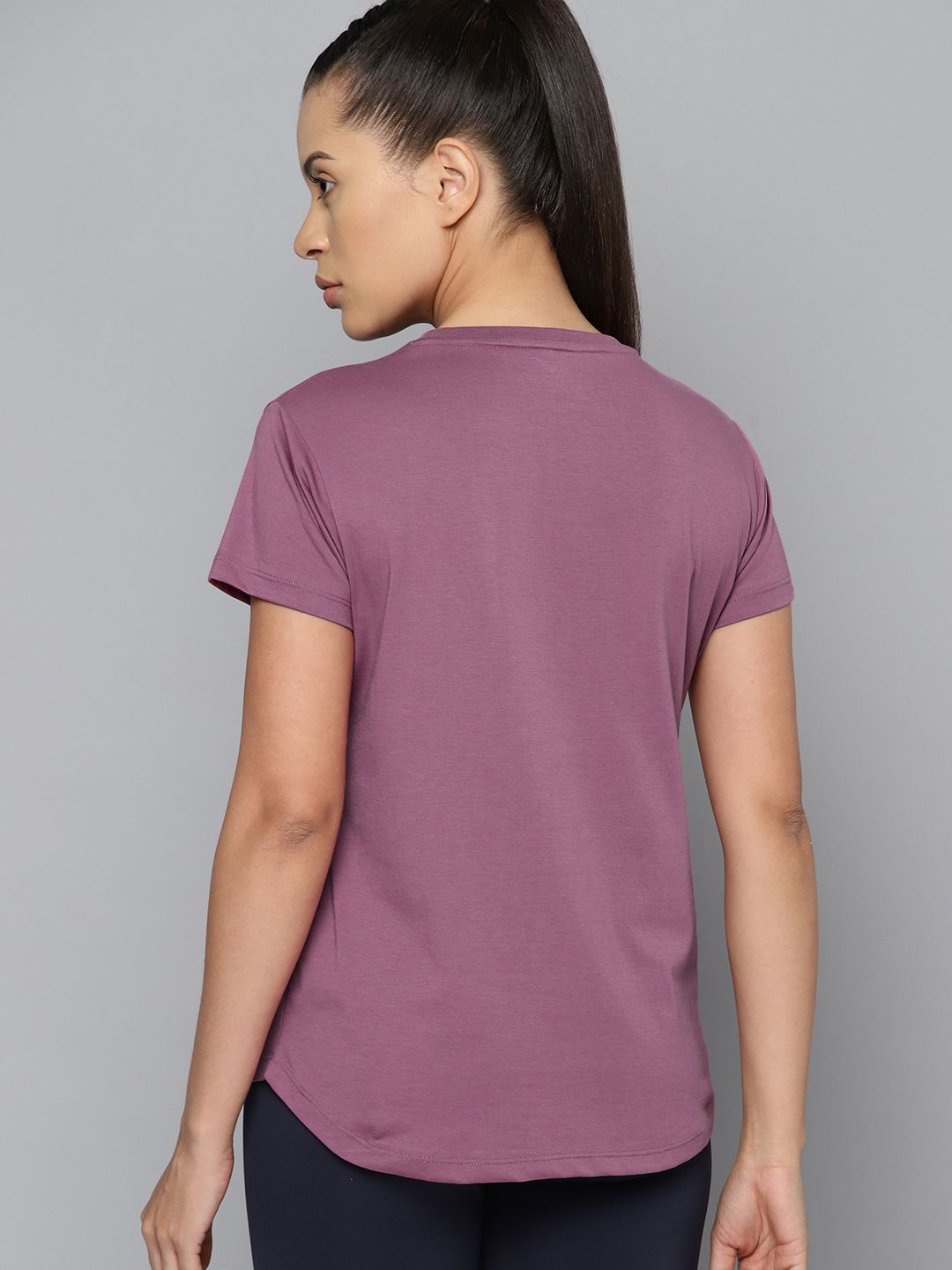 HRX by Hrithik Roshan Brand Logo Printed Rapid-Dry Training T-shirt