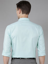 Park Avenue Pure Cotton Slim Fit Self Design Textured Formal Shirt