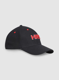 HRX by Hrithik Roshan Unisex Black Embroidered Baseball Cap