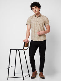 SPYKAR Floral Opaque Printed Cotton Casual Shirt