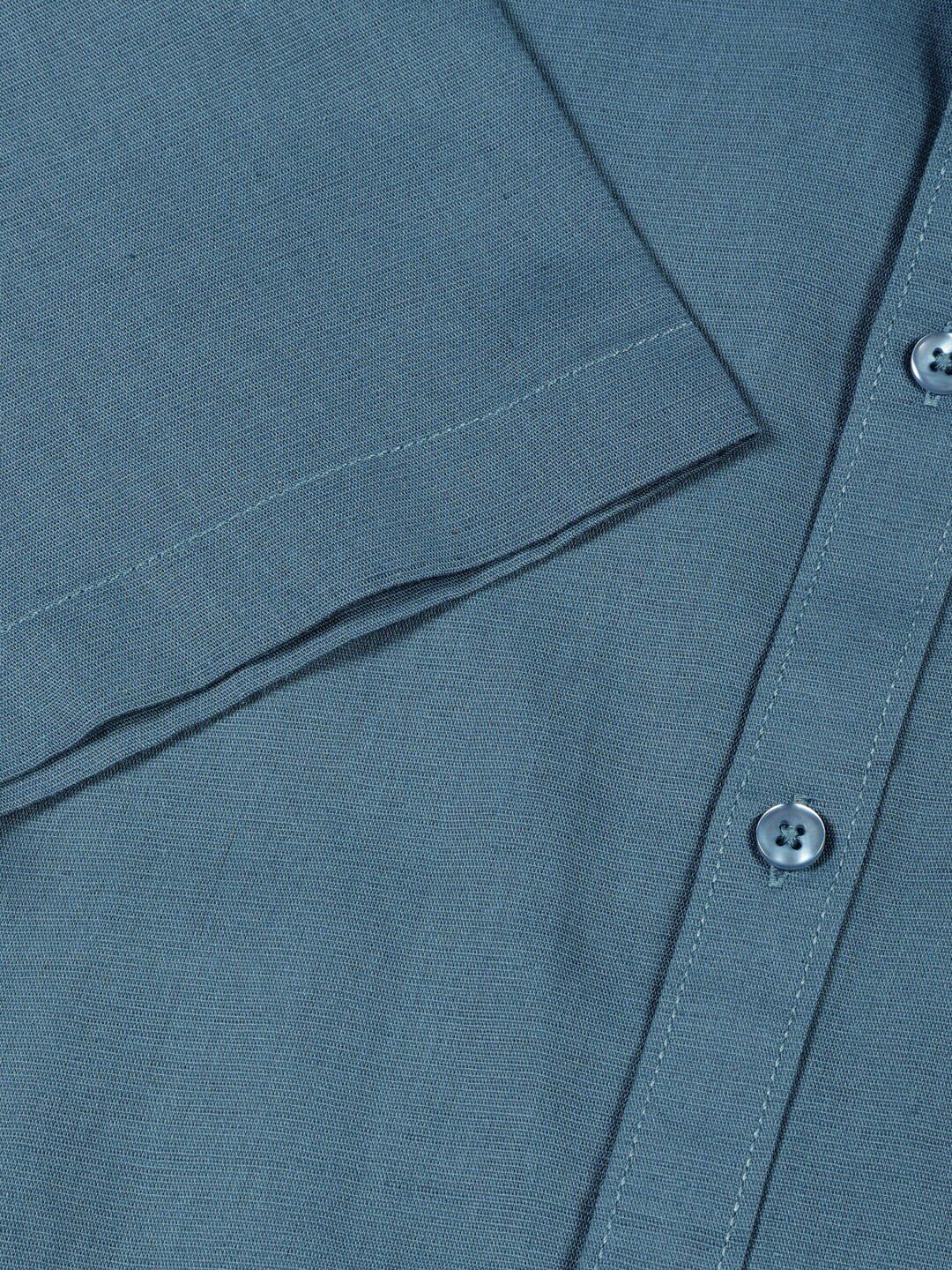 Thomas Scott Classic Slim Fit Casual Cotton Linen Shirt