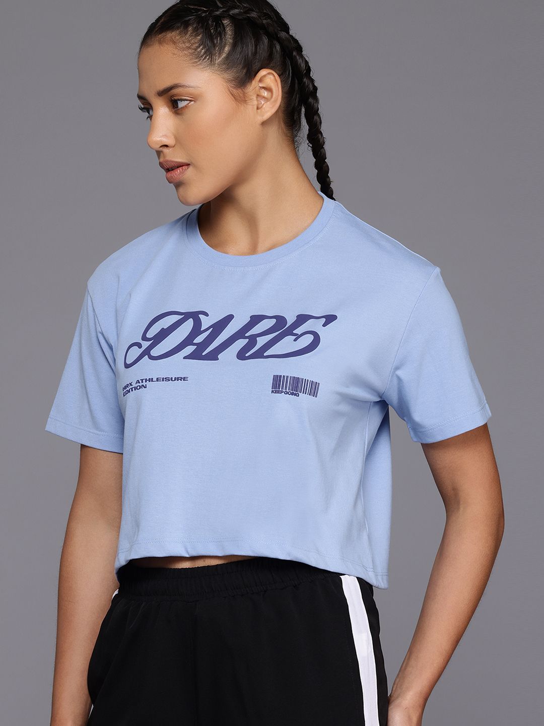 HRX by Hrithik Roshan Typography Printed T-shirt