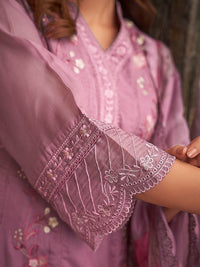 Indo Era Floral Embroidered Regular Thread Work Kurta With Trousers & Dupatta