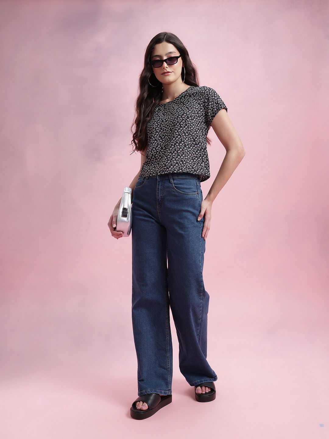 DressBerry Floral Print Top