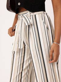 DressBerry Women Breezy Bold Stripes Trousers