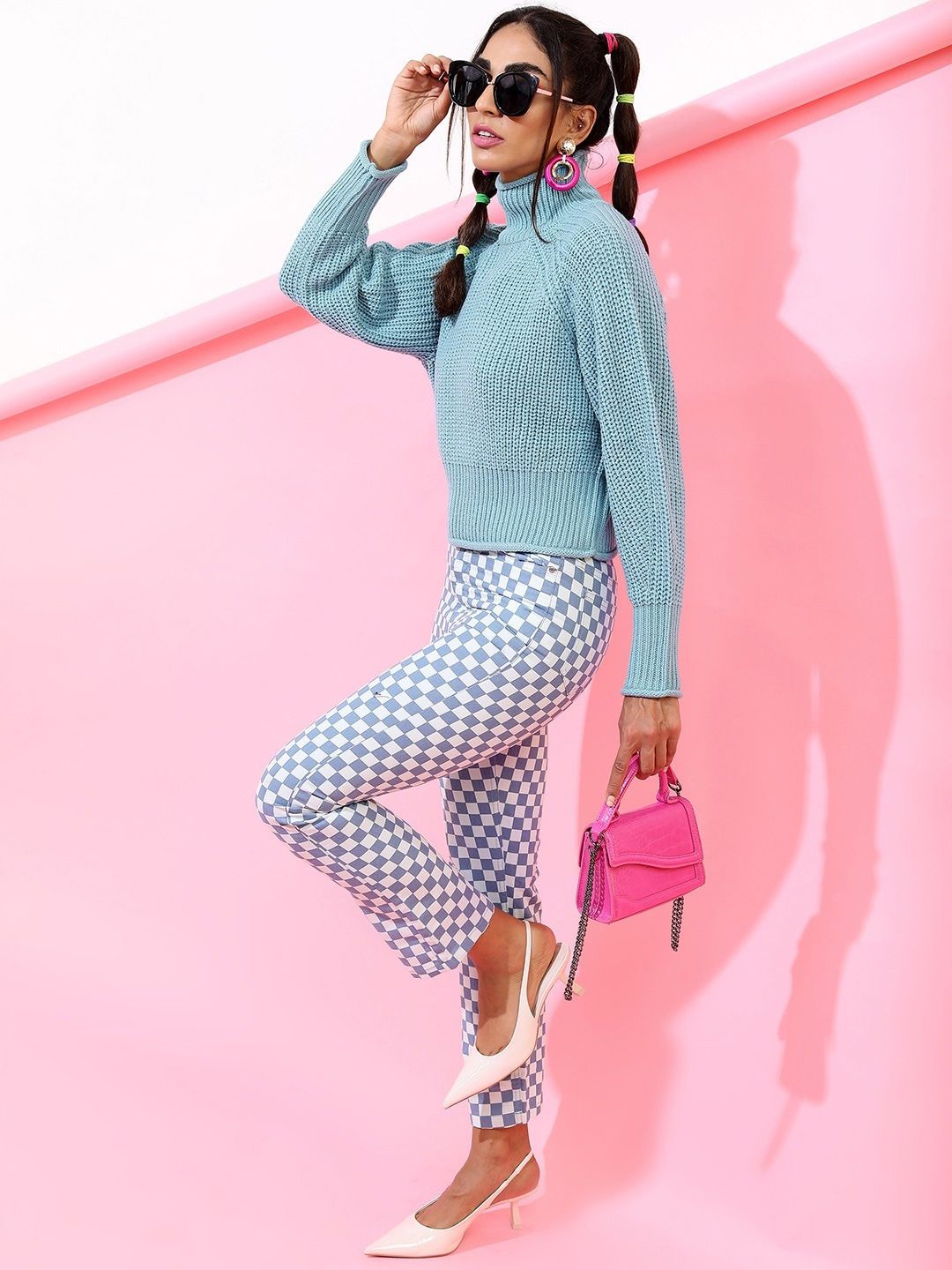 Tokyo Talkies Women Solid Crop Pullover