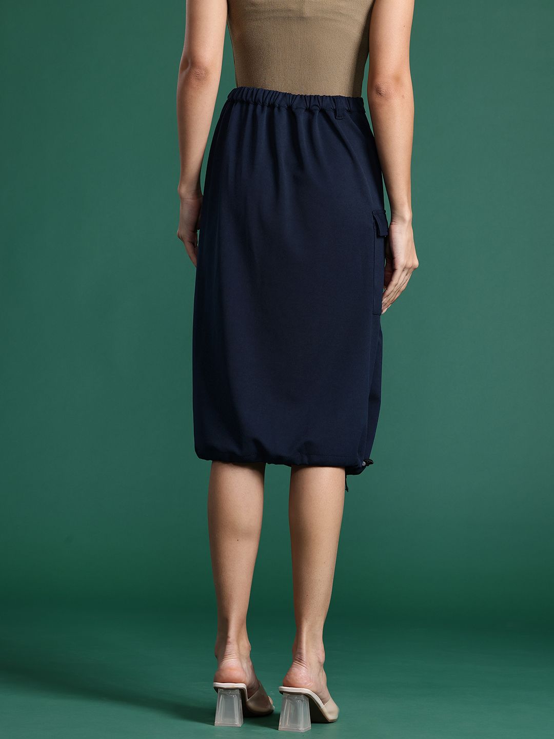DressBerry Cargo Style Toggled Skirt