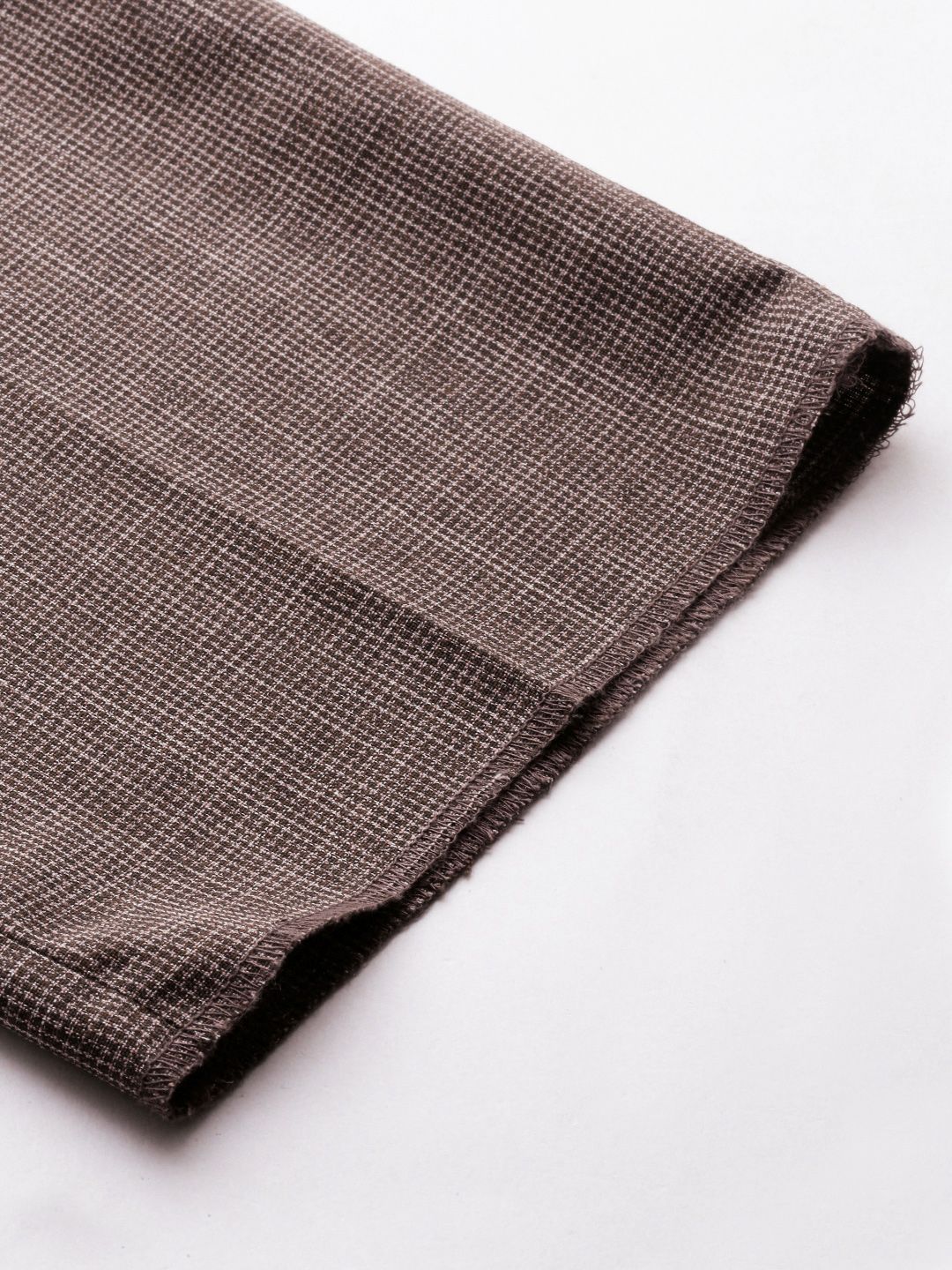 Park Avenue Men Self-Checked Formal Trousers