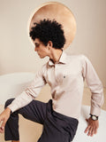 DENNISON Brand Logo Cotton Satin Shirt