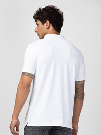 SPYKAR Men Printed Polo Collar Slim Fit T-shirt