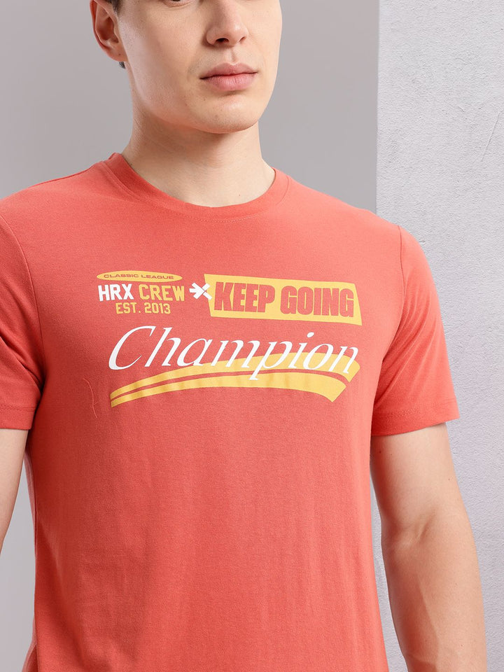 HRX by Hrithik Roshan Men Typography Printed T-shirt