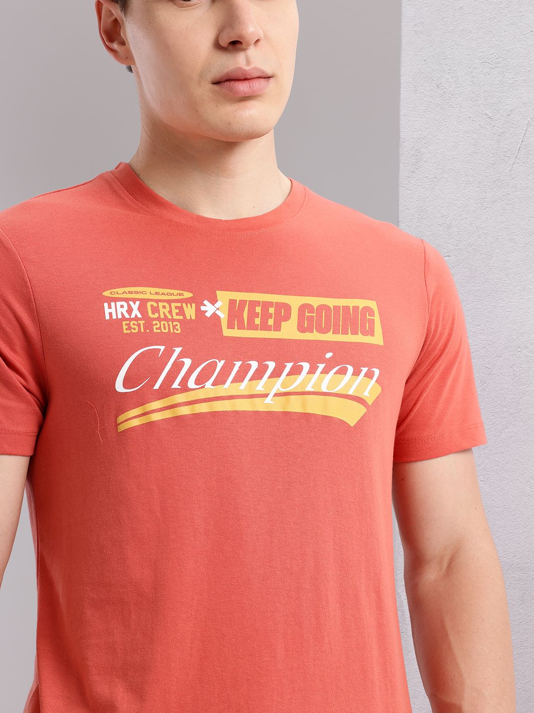 HRX by Hrithik Roshan Men Typography Printed T-shirt