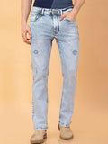 Being Human Men Bootcut Mildly Distressed Heavy Fade Jeans