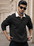 Powerlook Men Solid Polo Collar Cotton T-shirt