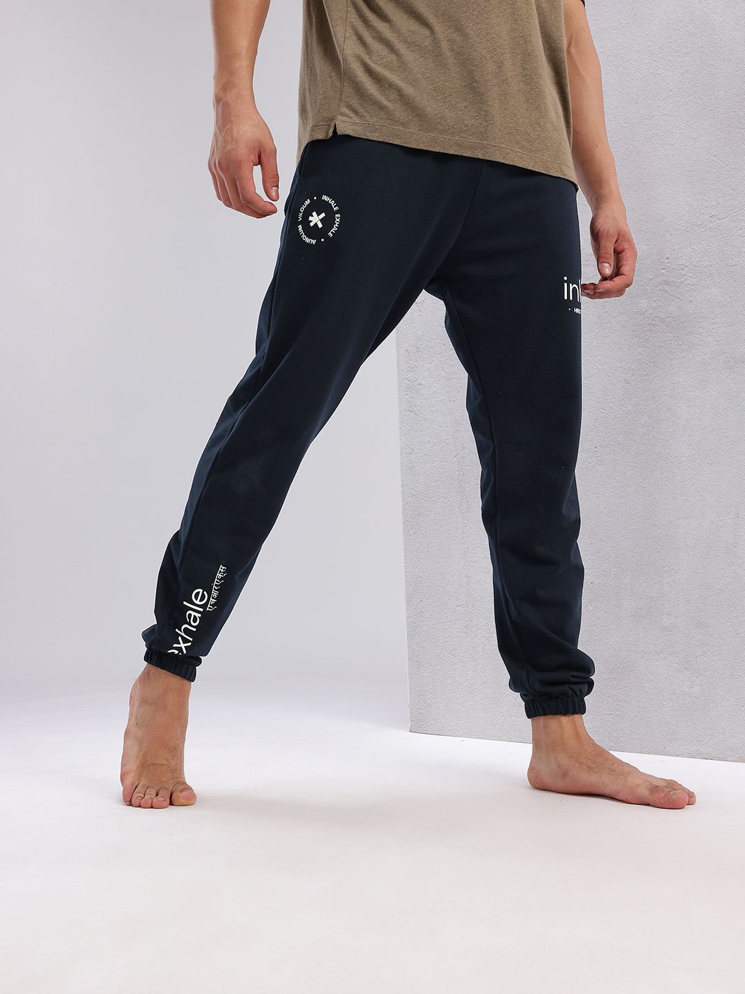 HRX by Hrithik Roshan Men Typography Printed Yoga Joggers