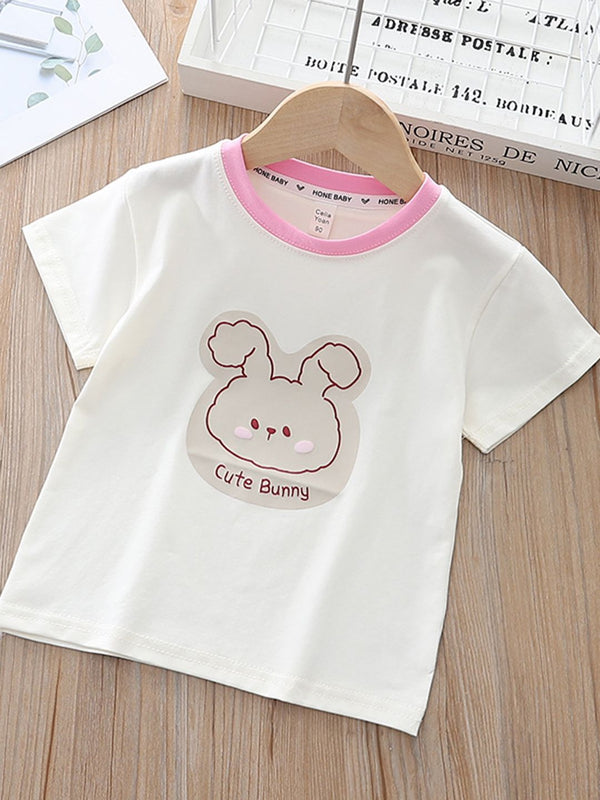 YK Girls Printed T-shirt