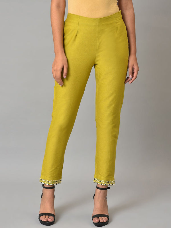 W Women Regular Fit Cigarette Trousers