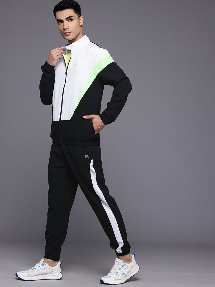 HRX by Hrithik Roshan Colourblocked Rapid-Dry Running Tracksuit