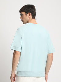 THE BEAR HOUSE Drop Shoulder Pure Cotton Relaxed Fit T-shirt