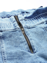 all about you Women Mom Fit High-Rise Light Fade Stretchable Jeans