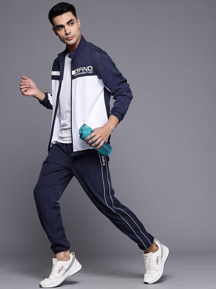 HRX by Hrithik Roshan Rapid-Dry Colourblock Running Tracksuit
