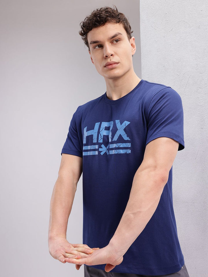 HRX by Hrithik Roshan Men Typography Printed Training T-shirt
