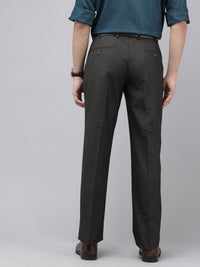 Park Avenue Men Textured Formal Trousers