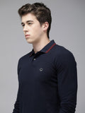 THE BEAR HOUSE Pure Cotton Polo Collar Applique Slim Fit T-shirt