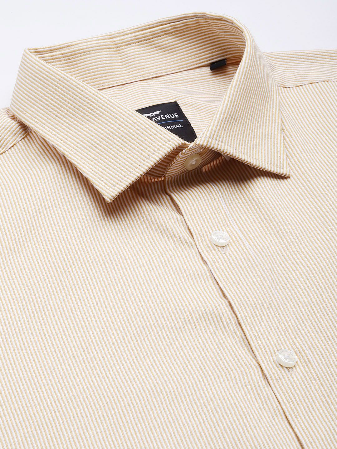 Park Avenue Slim Fit Pinstriped Formal Shirt